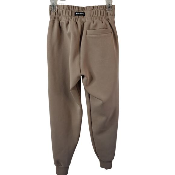 Alphalete Women Draw String Jogger Pants Tan-Size Small - Picture 2 of 6